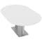 Skutchi Designs Racetrack Shaped 6 Person Conference Room Table, 46" W, 6 ft. L, 29" H, White HAR-RAC-46X72-DOU-XD09 - alternate 1